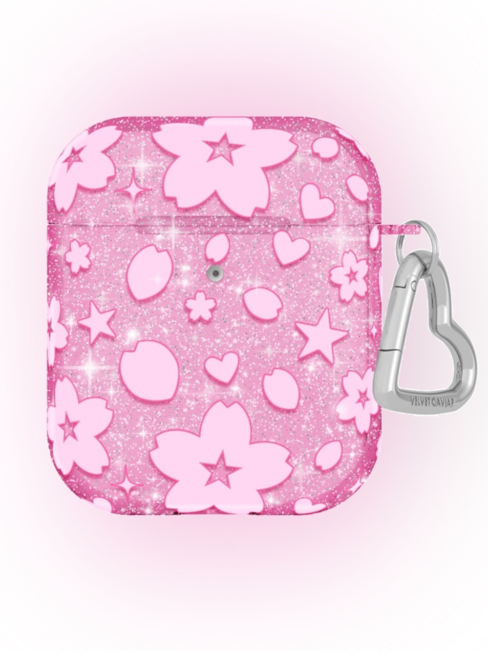 Velvet Caviar X Cherry Blossom Glitter AirPod Case